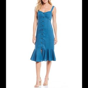 Band of Gypsies buttoned down midi dress